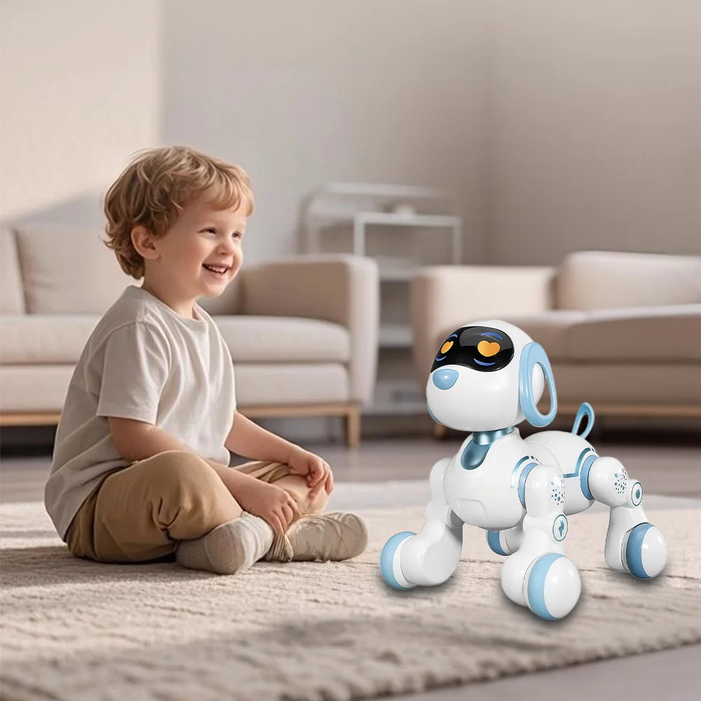 Smart Robot Dog - Interactive RC Toy with Infrared Remote Music & Dance USB Rechargeable Durable ABS Ideal for Youngsters 3+ - Image 5