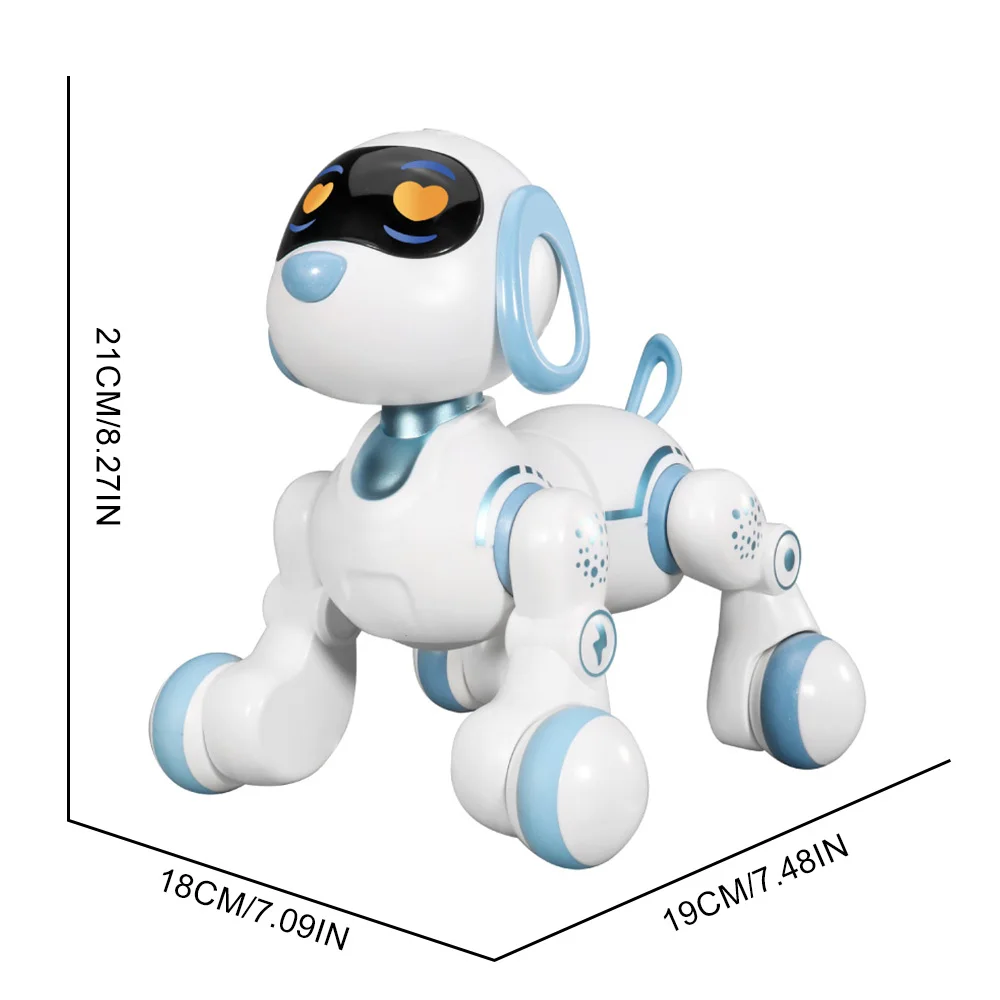 Smart Robot Dog - Interactive RC Toy with Infrared Remote Music & Dance USB Rechargeable Durable ABS Ideal for Youngsters 3+ - Image 6
