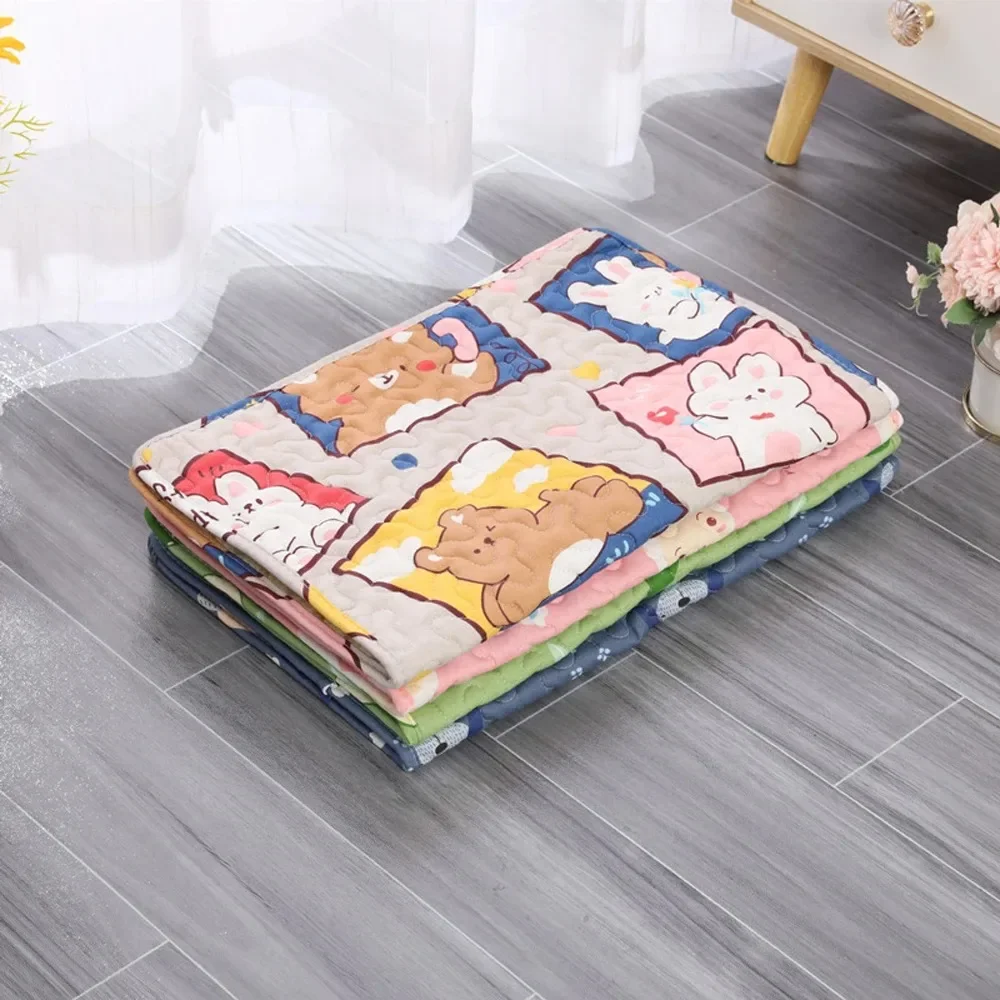 Summer Mat Pet Cooling Ice Blanket Mat Moisture Proof Dog Floor Sofa Cushion Skin Friendly Cat Sleep Breathable Pet Bed Covers - Image 4