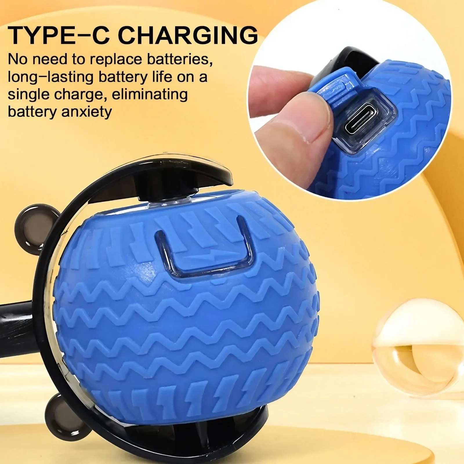 Automatic Rotating Smart LED Interactive Cat Teasing Ball Obstacle Avoidance Playful Pets Toy - Image 6