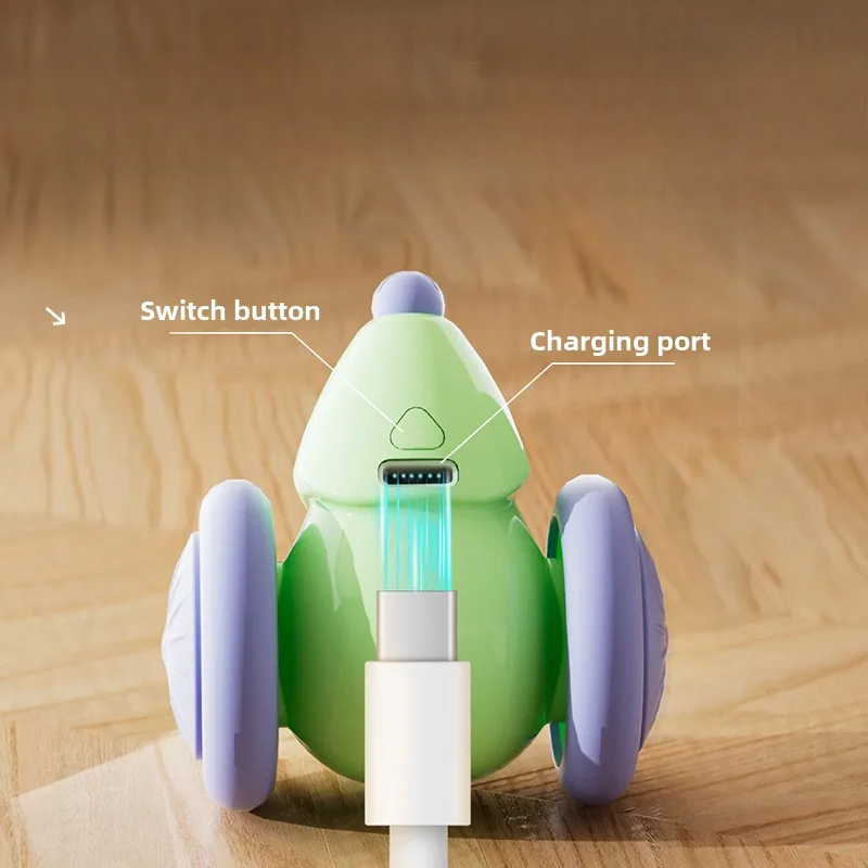 Interactive Cat Toy Electric Mouse Car Automatic Teaser kitten Pet Toys Rechargeable Intelligent Obstacle Avoidance Cat Car Toy - Image 5