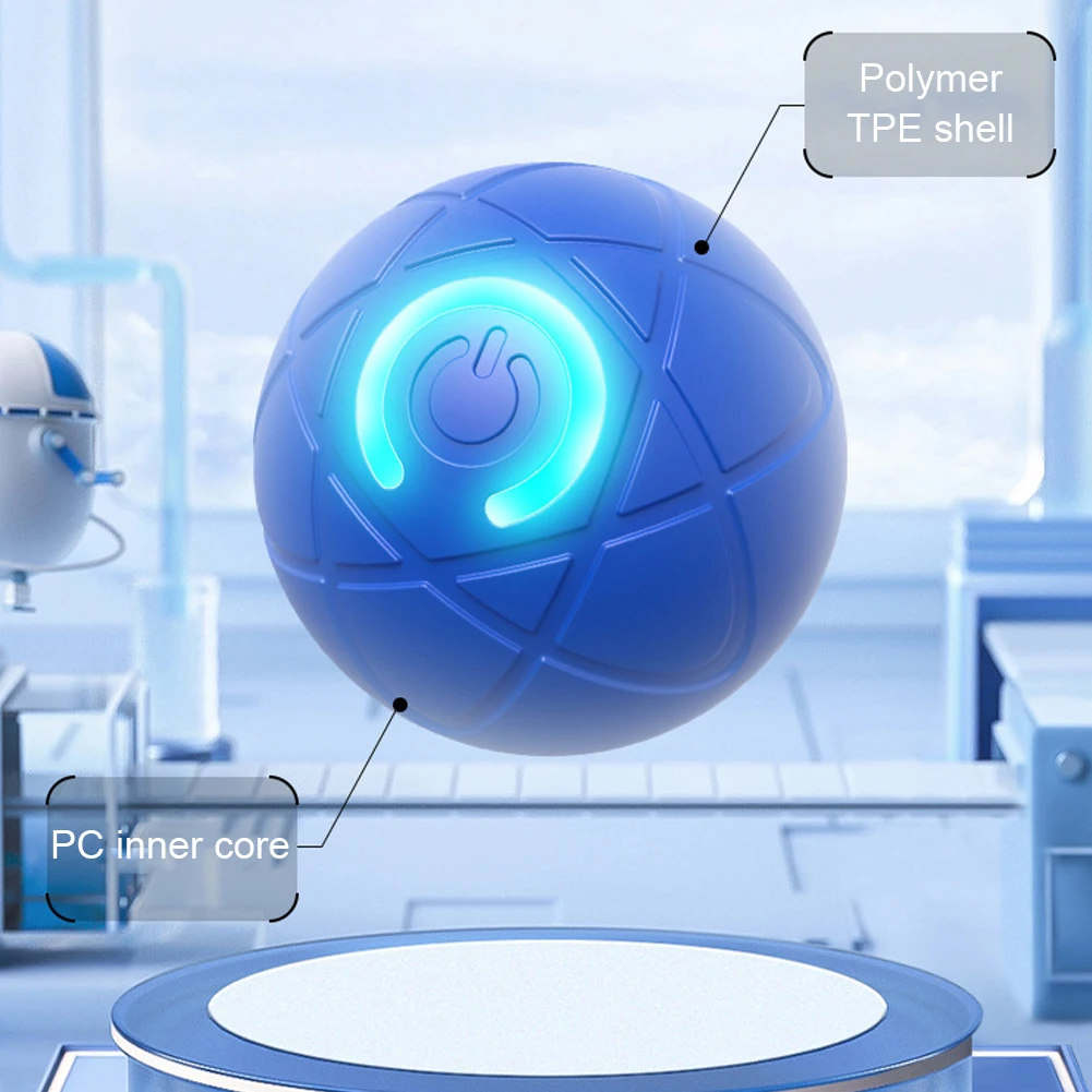 Smart Teasing Dog Ball LED Boredom Interactive Automatic Rolling and Moveing Ball ElectricDogs Toy for Small Medium Large Dog - Image 4