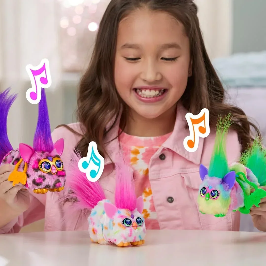 Hasbro Furby DJ Furblets Electronic Plush Toy Stuffed Pet Owl Interactive Smart Doll for Girls Boys Christmas Birthday Gifts - Image 2