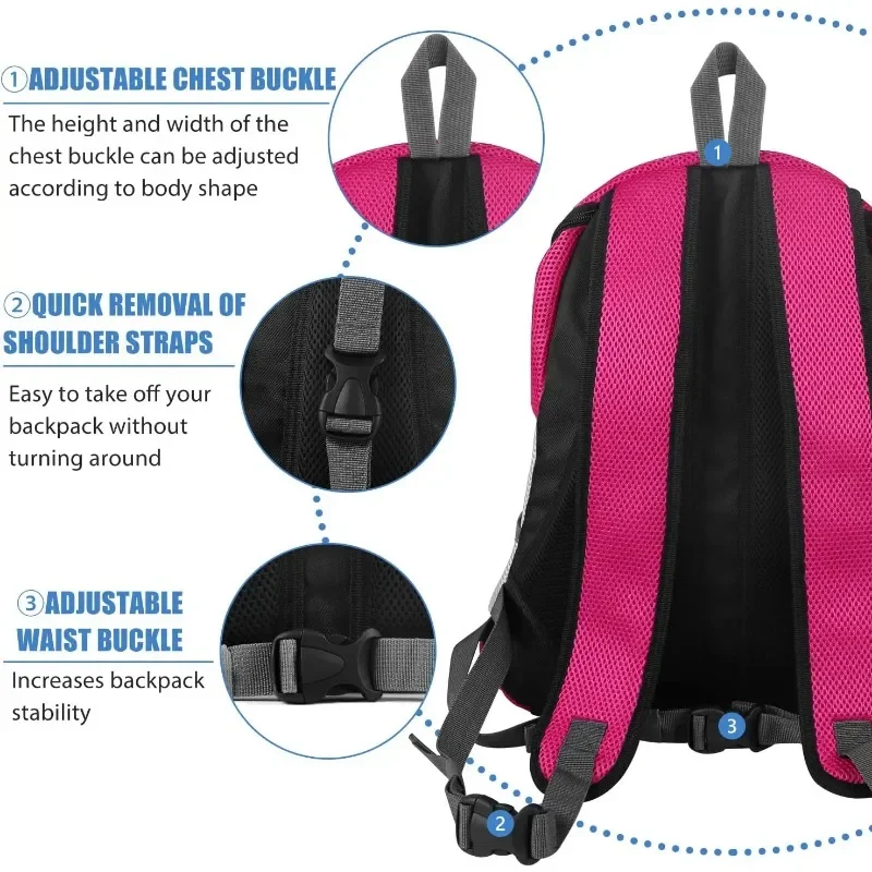 New Dog Pet Backpack Carrier Travel Bag Front Pack Breathable Adjustable with Safety Reflective Strips for Hiking Outdoor Cats - Image 4