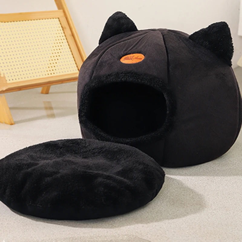 New Deep Sleep Comfort In Winter Cat Bed Iittle Mat Basket Small Dog House Products Pets Tent Cozy Cave Nest Indoor Cama Gato - Image 5