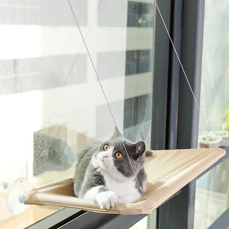 Cat Hammock Window Hanger Cat Hammock Washable Detachable Pet Bed Suction Shelf Bag Beds Seat For Cat Sleeping Pet Supplies - Image 5