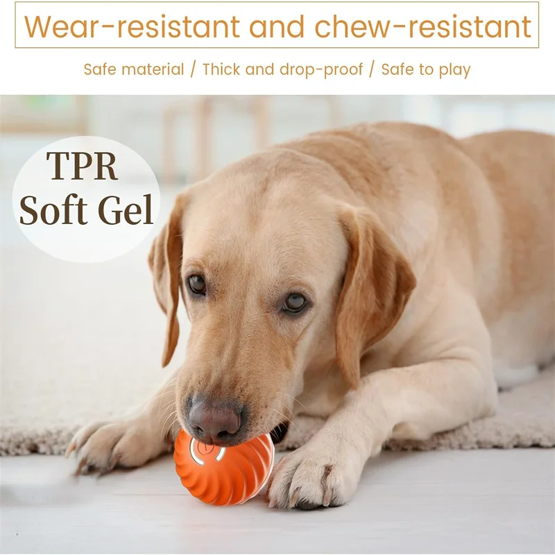 Smart Dog Toys Ball Electronic Interactive Pet Toy Moving Ball USB Automatic Moving Bouncing for Puppy Birthday gift Cat Product - Image 4