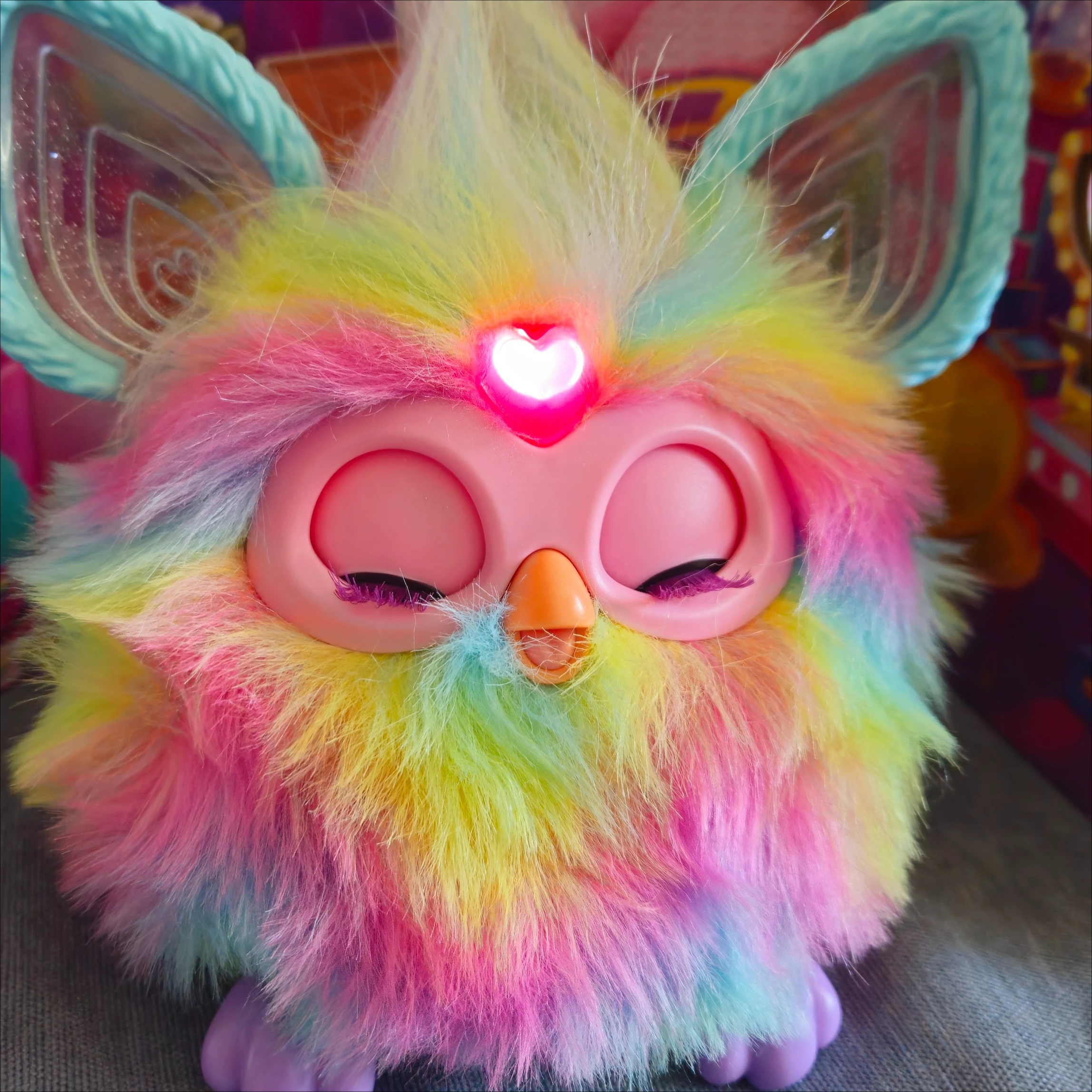 Hasbro Furby DJ Furblets Electronic Plush Toy Stuffed Pet Owl Interactive Smart Doll for Girls Boys Christmas Birthday Gifts - Image 4