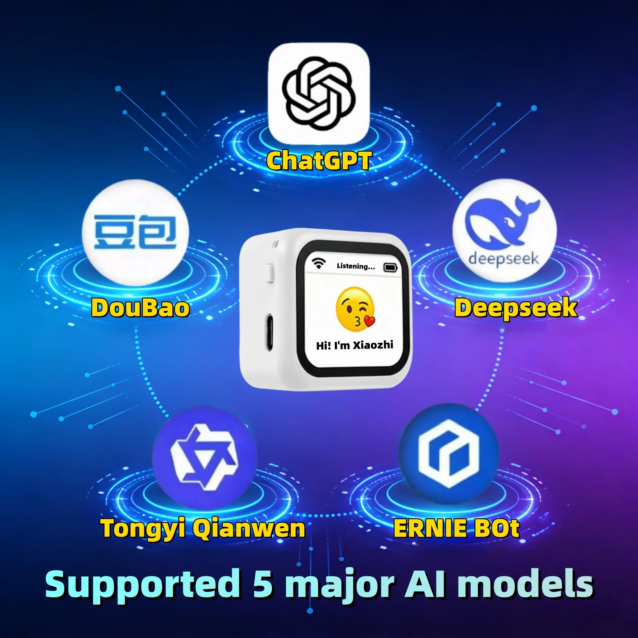 AI-C1,AI Intelligent Robot Toy for Companion Storytelling Chat Emotional Pets Trendy Gift for Kids And Adults - Image 2