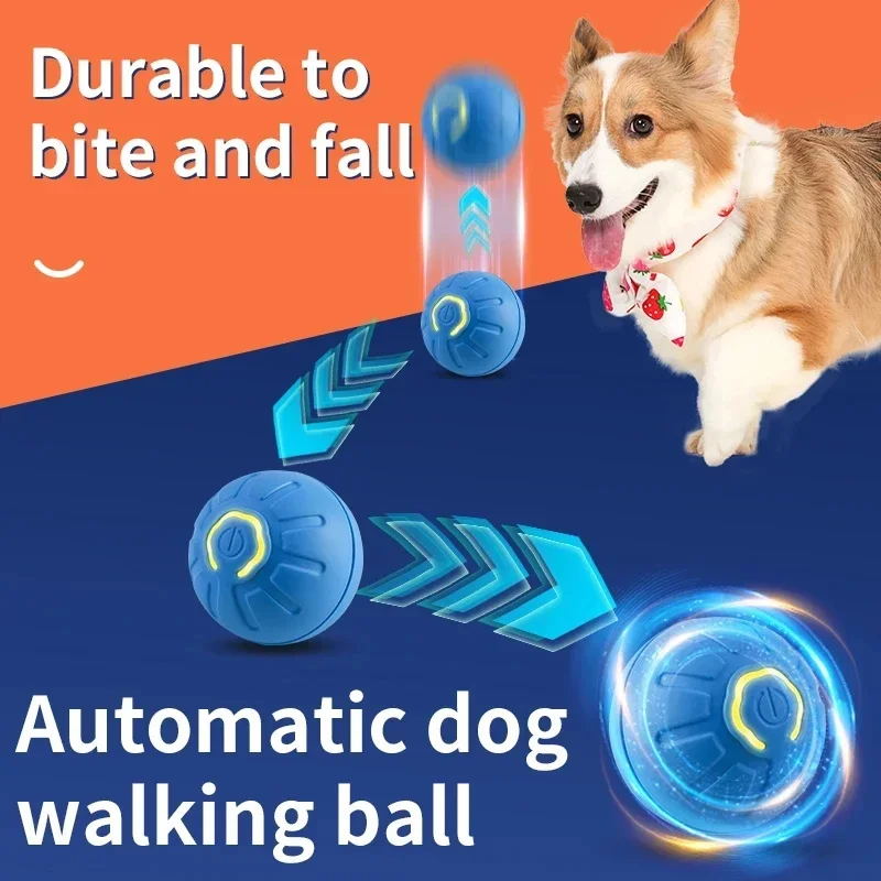 Smart Dog Toys Ball Electronic Interactive Pet Toy Moving Ball USB Automatic Moving Bouncing for Puppy Birthday gift Cat Product - Image 2