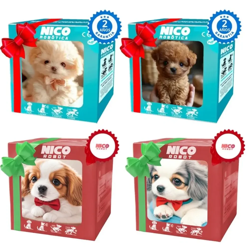 @@Interactive Plush Robot Dog Smart Responsive Toy Soft Cute Puppy for Kids Valentines Day Birthday Gift with Sound and Movement - Image 2