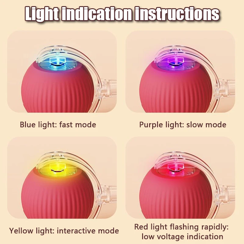 1PC Smart Cat Toys Automatic Rolling Ball Fake Tail Rechargeable Electric Pet Interactive toy Cat Training Imitate Mouse Tail - Image 5
