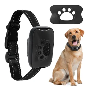Electric Dog Training Collar Waterproof Dog Bark Collar USB Rechargeable Anti Barking Device Pet Dogs Accessories