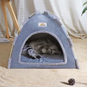 Four Season Universal Cat and Dog Pet Nest Summer Cooling Pad Foldable Cat House Pet Tent Outdoor Portable Foldable Breathable