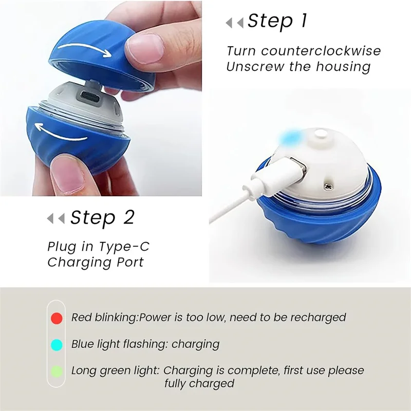 Smart Dog Toys Ball Electronic Interactive Pet Toy Moving Ball USB Automatic Moving Bouncing for Puppy Birthday gift Cat Product - Image 6