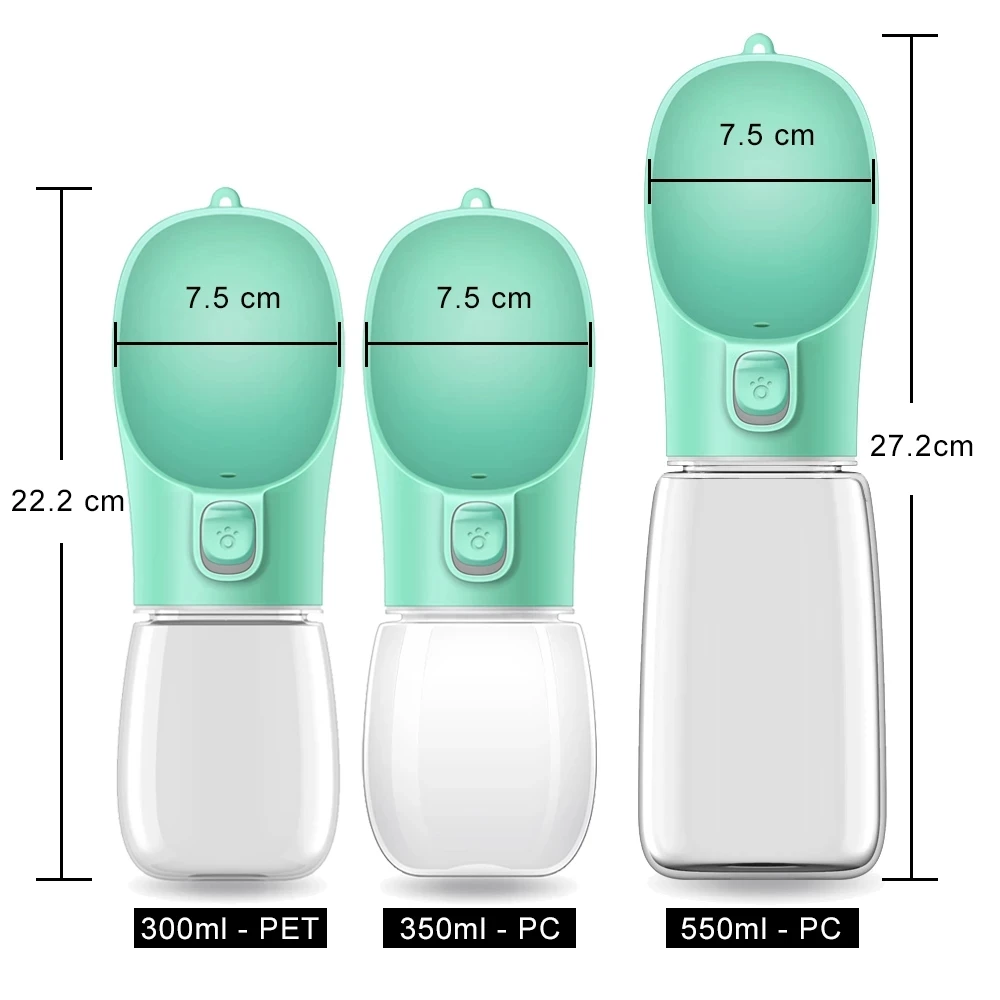 Portable Dog Water Bottle For Small Large Dogs Cat Outdoor Leakproof Walking Drinking Bowls Chihuahua French Bulldog Supplies - Image 3