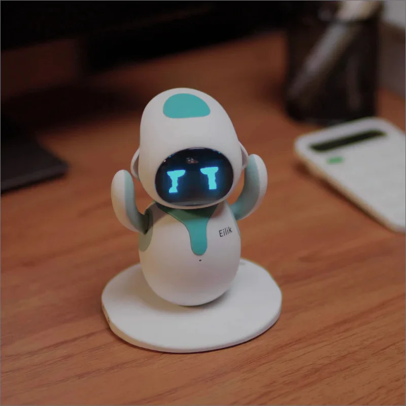 Original Eilik Smart Robot Electronic Automation Ai Robot Emotional Interaction Vocal Multiple Mode Cute Blue and Pink Gift - Image 3